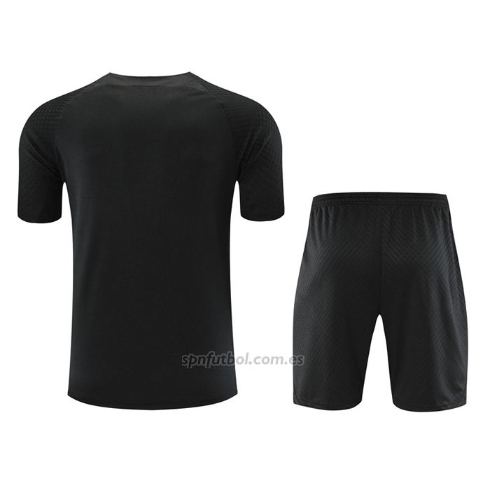 Chandal del Paris Saint-Germain Manga Corta 2022-2023 Negro - Pantalon Corto